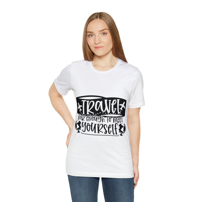 Unisex Travel Far Enough Jersey Short Sleeve Tee