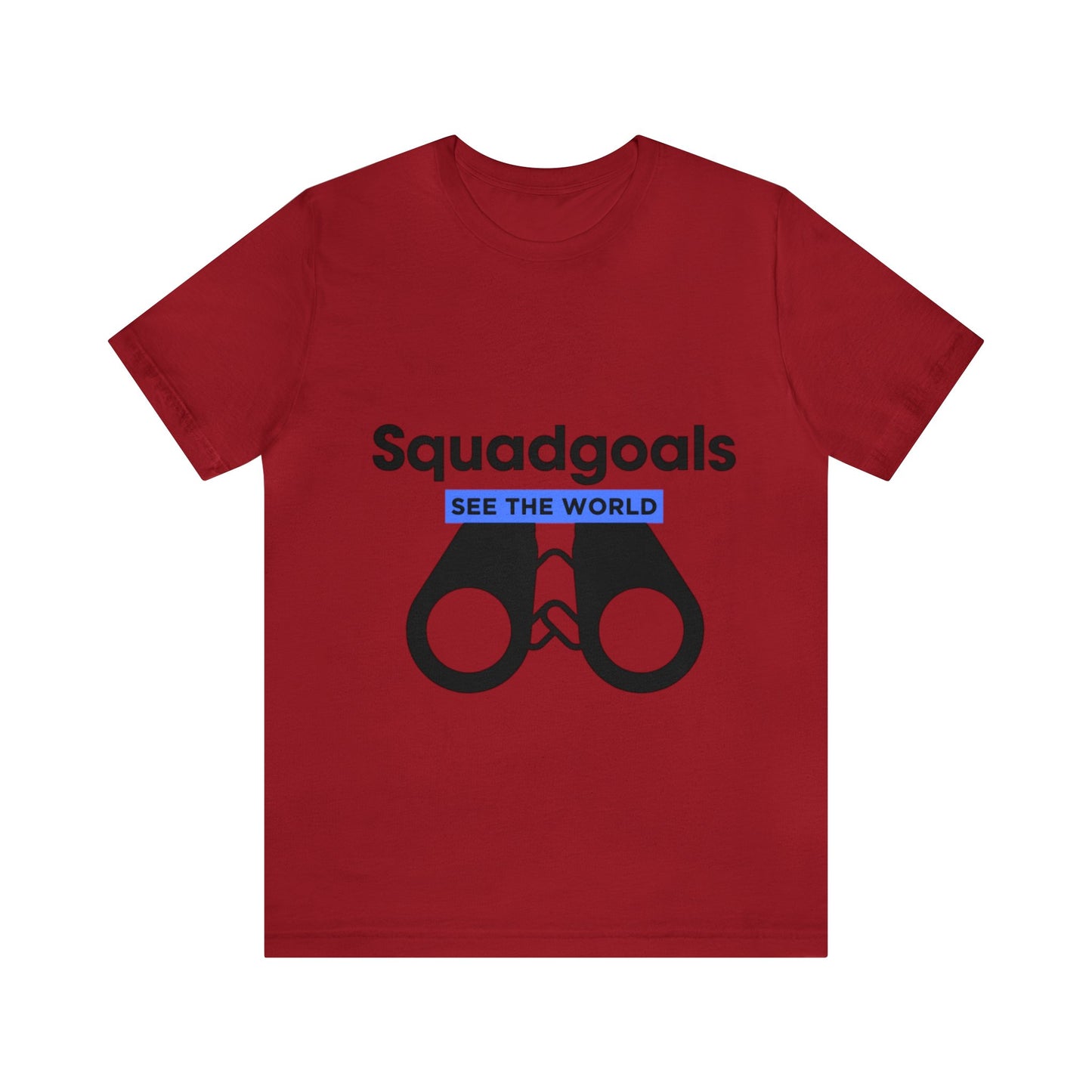 Unisex Squad Goals Jersey Short Sleeve Tee