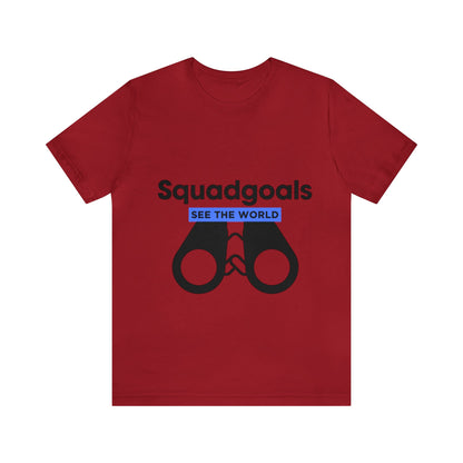 Unisex Squad Goals Jersey Short Sleeve Tee