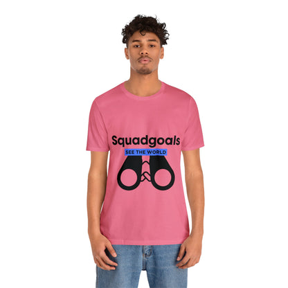 Unisex Squad Goals Jersey Short Sleeve Tee