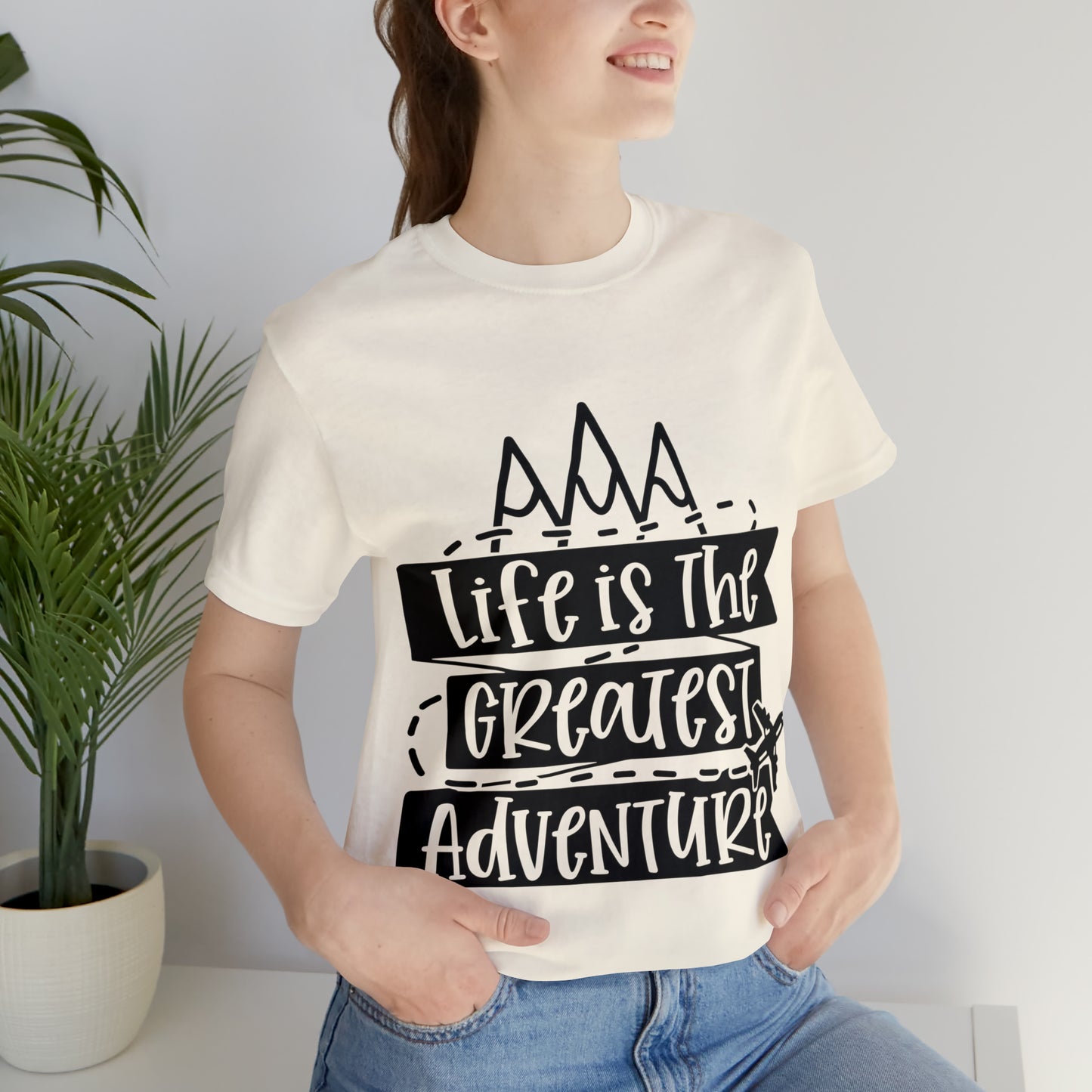 Unisex Life is Greatest Adventure Jersey Short Sleeve Tee