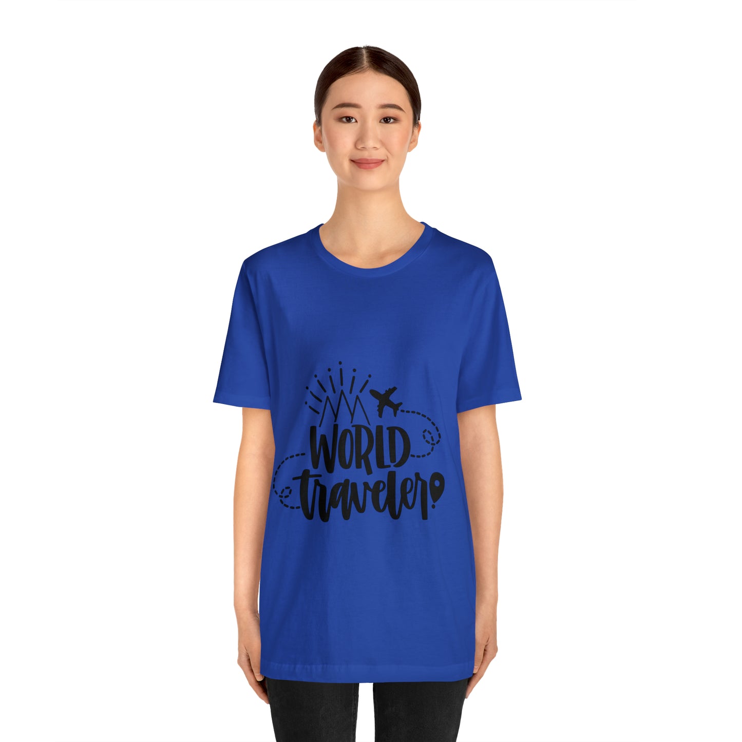 Unisex World Travel Jersey Short Sleeve Tee