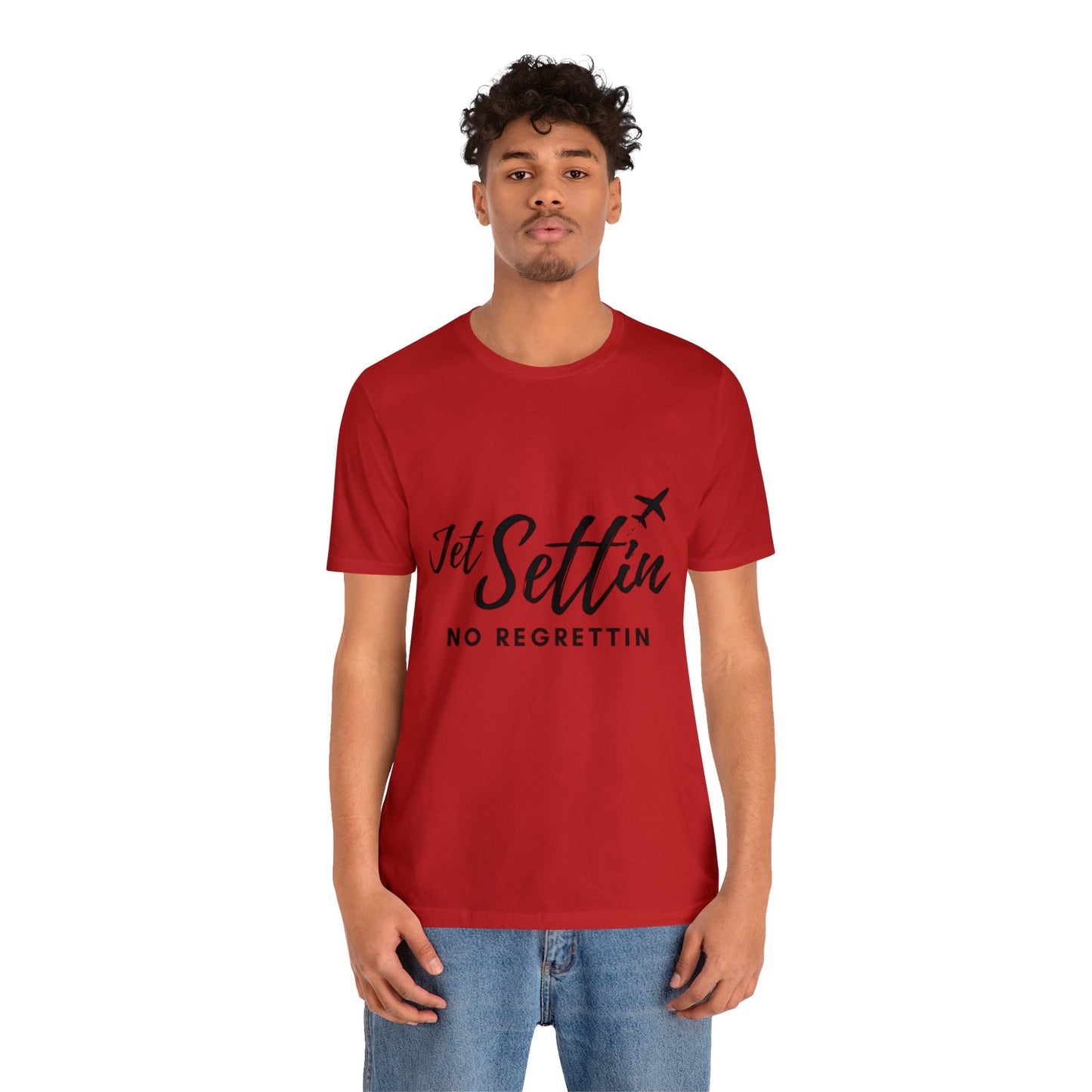 Unisex Jet Settin Jersey Short Sleeve Tee