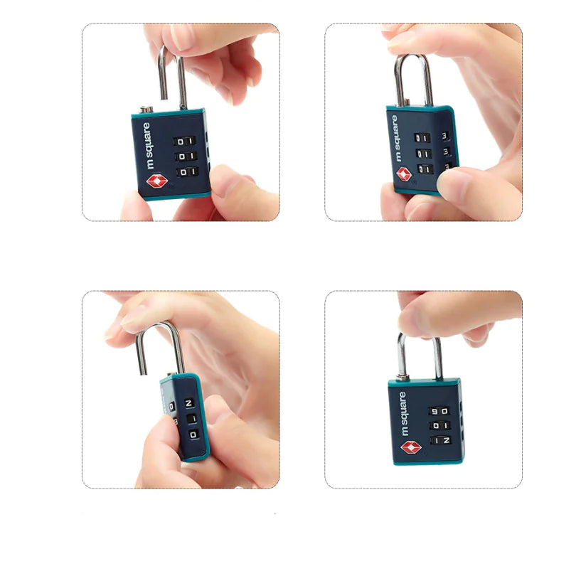 M Square TSA Lock Travel Suitcase with Anti-Theft Design