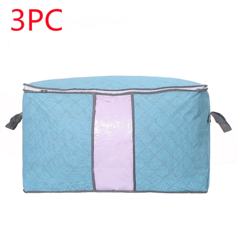 Storage Bag Quilt Storage Bag Moving Packing Bag Clothes Sorting Bag Clothing Duffel Bag