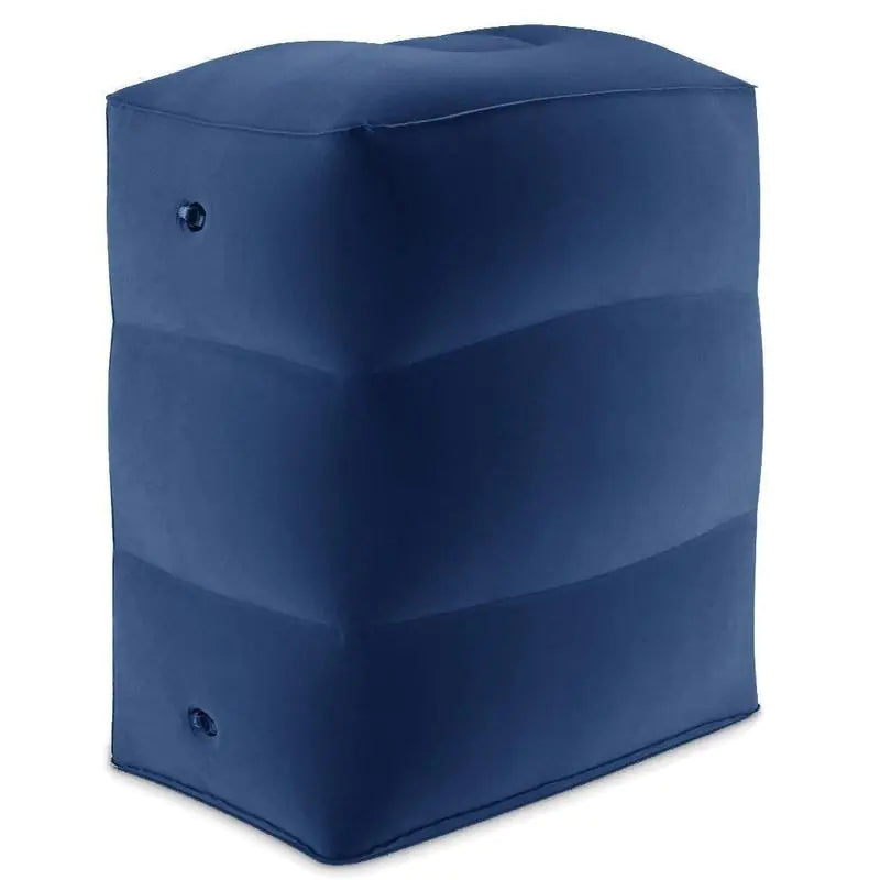 Inflatable Foot Pad for Airplanes, Trains & Cars
