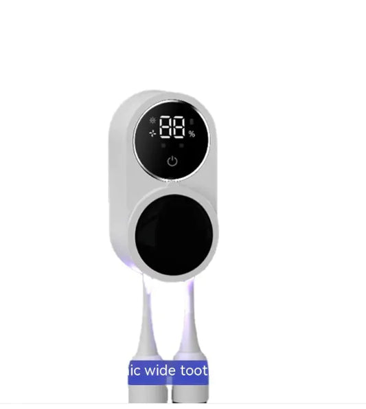 UV Toothbrush Sanitizer & Holder – Portable, Sterilizes & Stores Brushes, with Toothpaste Dispenser.          Ask ChatGPT
