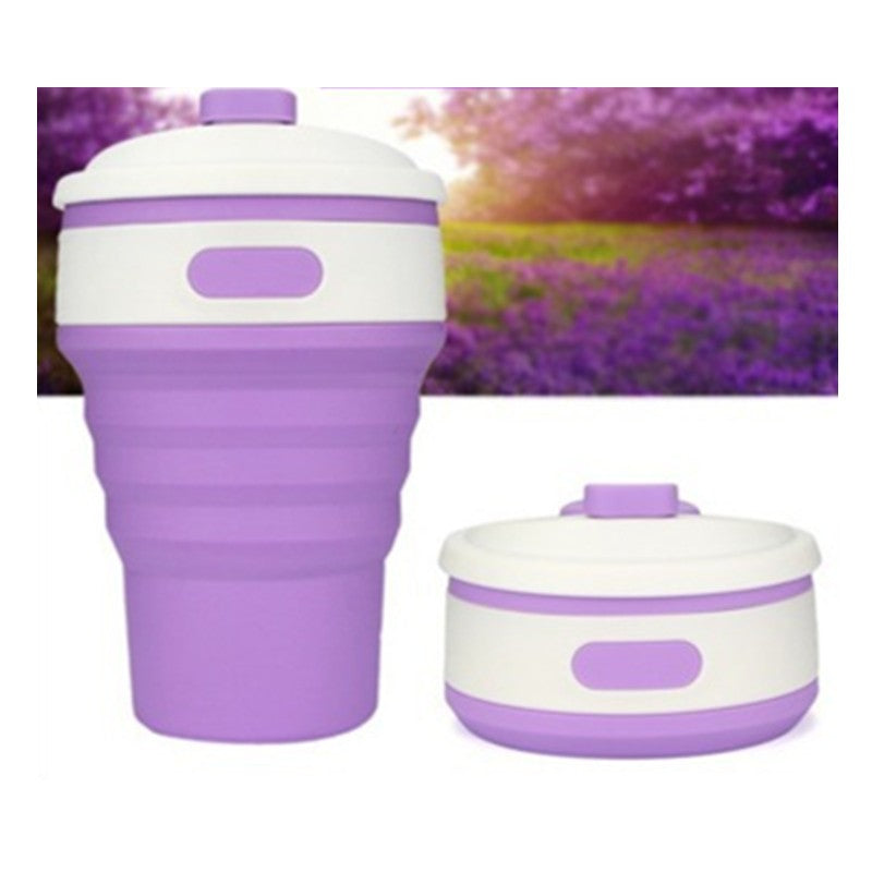 Coffee Mugs Travel Collapsible Silicone Cup Folding Water Cups BPA FREE Food Grade Drinking Ware Mug Tea Coffee Cups - info-7699