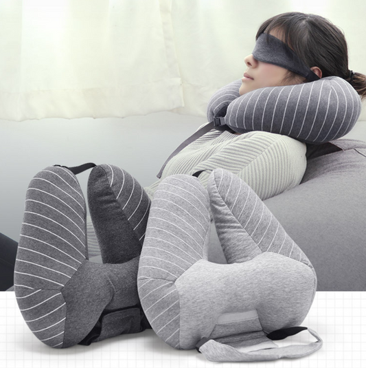 Travel pillow foam particle pillow u-shapedcervical neck pillow lumbar pillow - info-7699