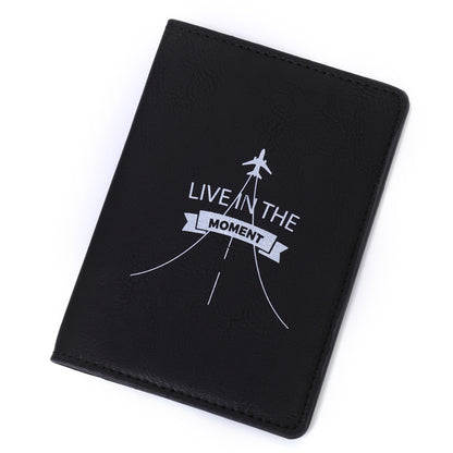 PU Leather Passport Cover Men Wallet - info-7699