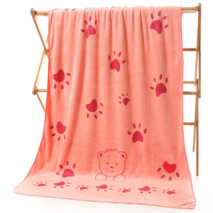 Bath towel beach towel cartoon print - info-7699