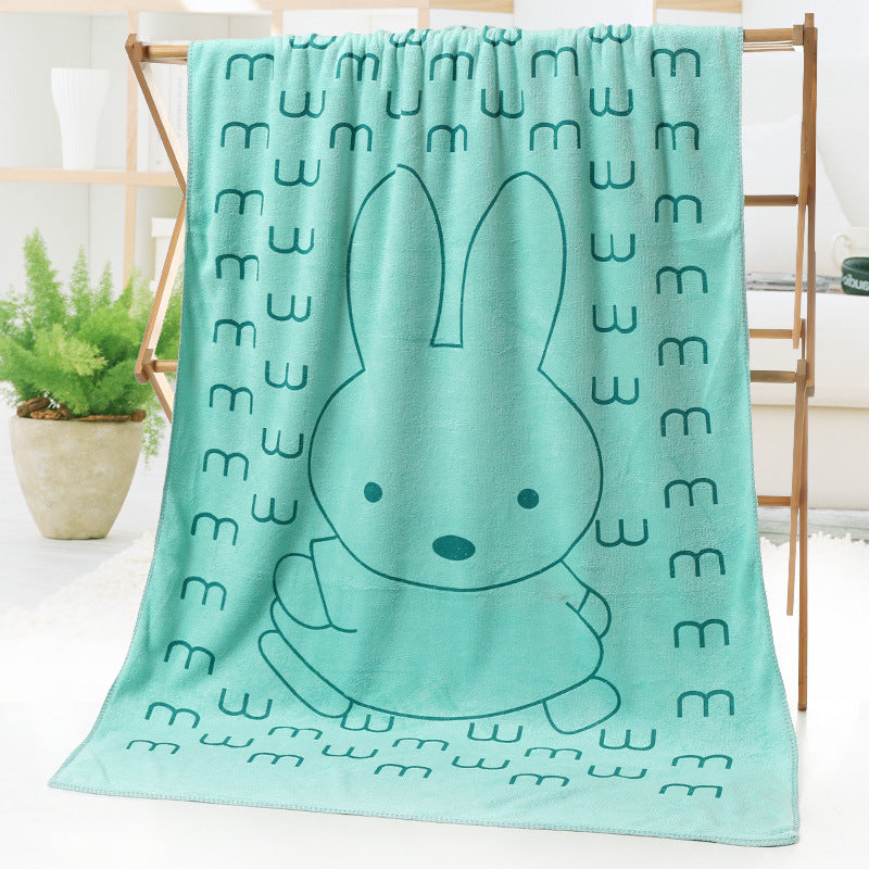 Bath towel beach towel cartoon print - info-7699