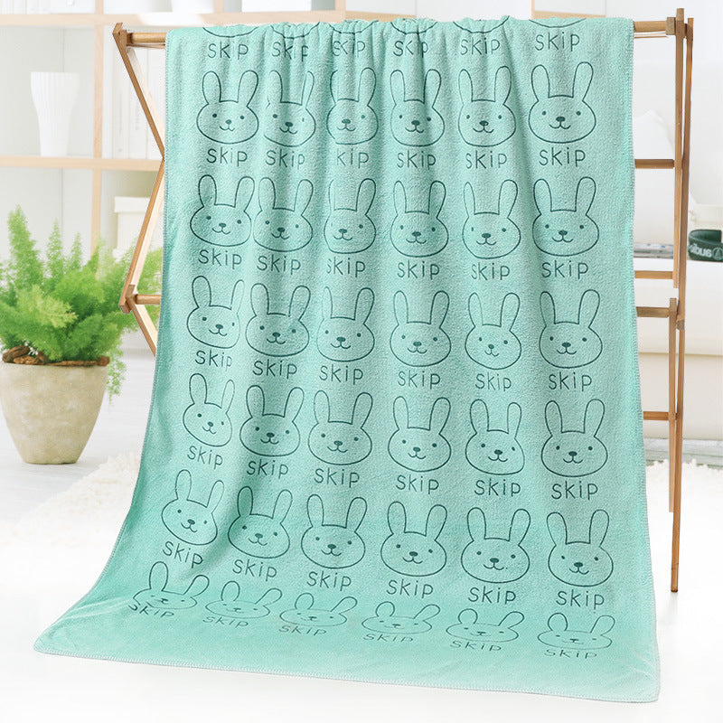 Bath towel beach towel cartoon print - info-7699