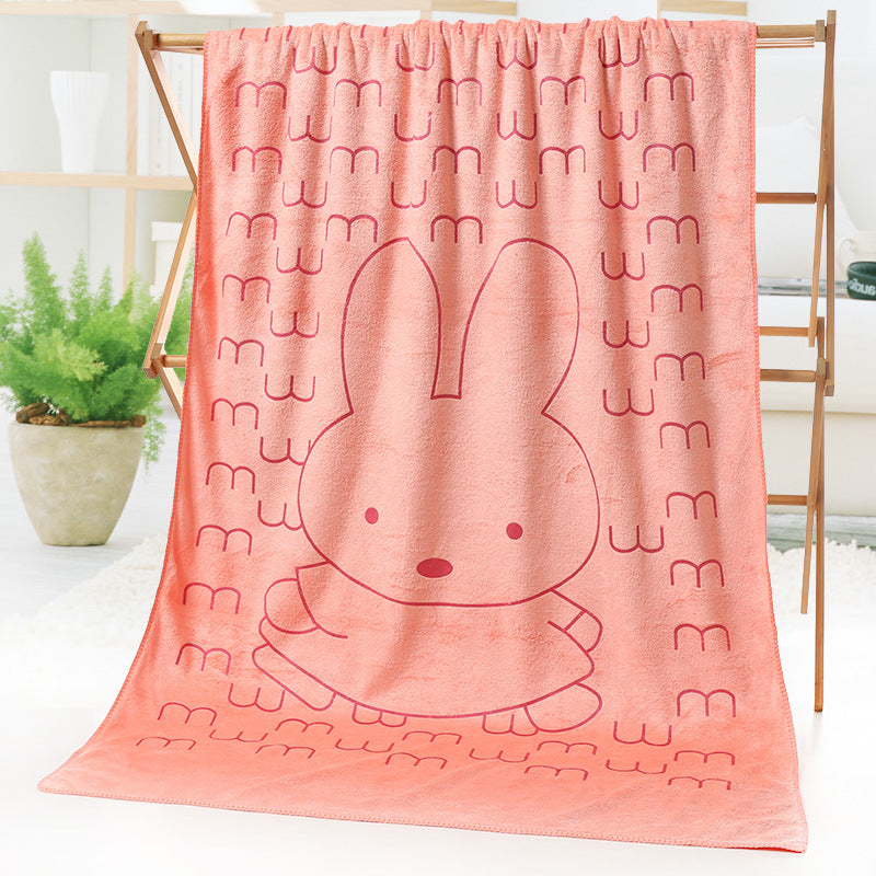 Bath towel beach towel cartoon print - info-7699