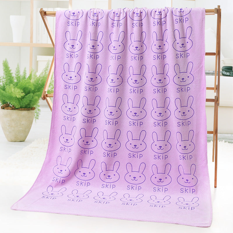 Bath towel beach towel cartoon print - info-7699