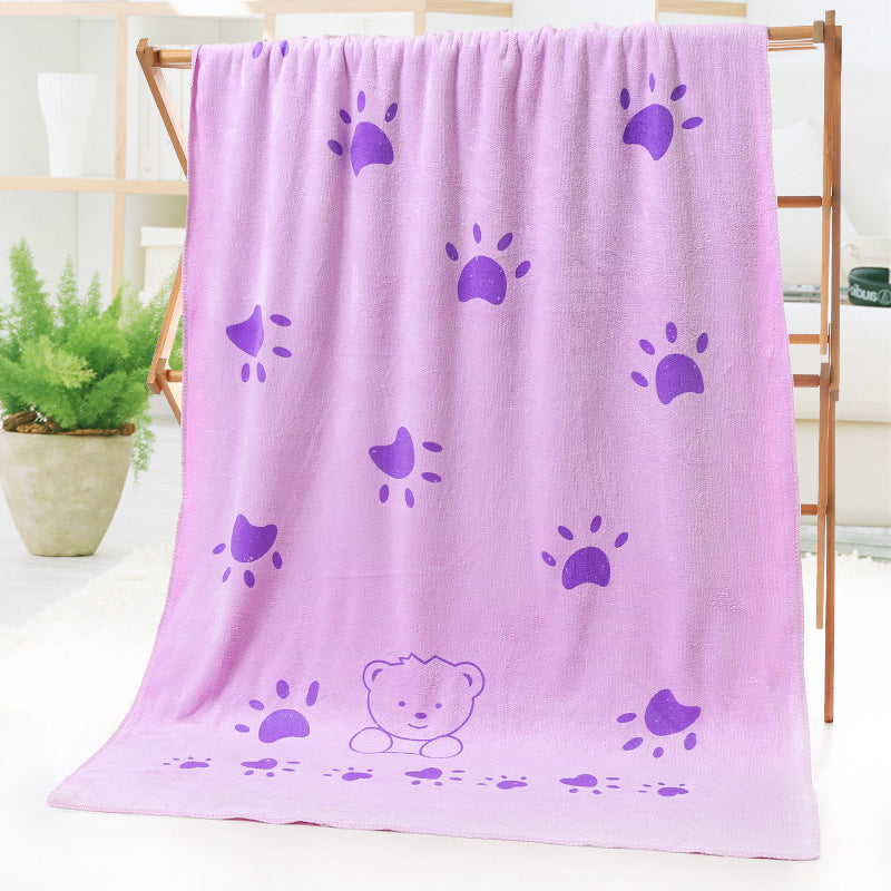 Bath towel beach towel cartoon print - info-7699