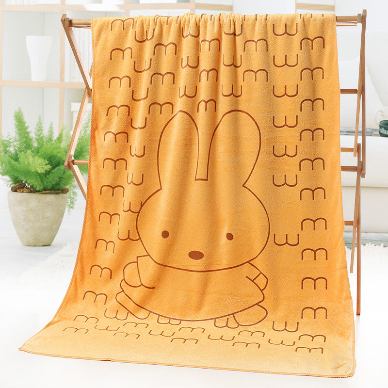 Bath towel beach towel cartoon print - info-7699