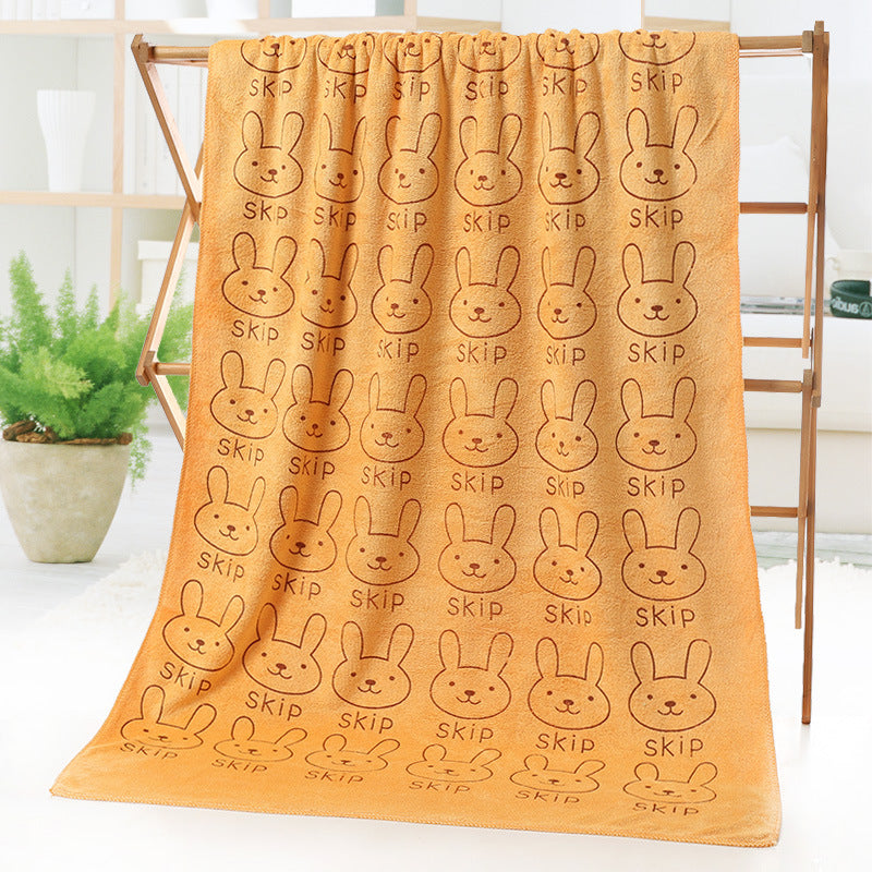 Bath towel beach towel cartoon print - info-7699