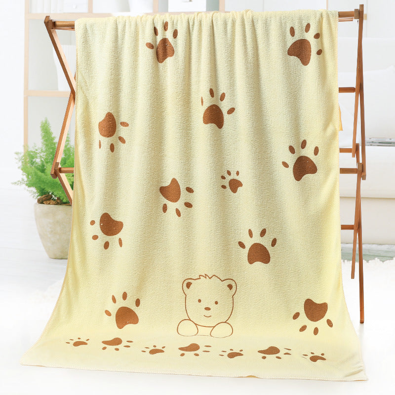 Bath towel beach towel cartoon print - info-7699