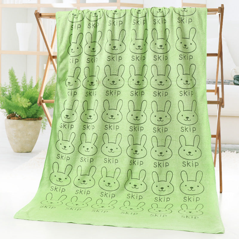 Bath towel beach towel cartoon print - info-7699