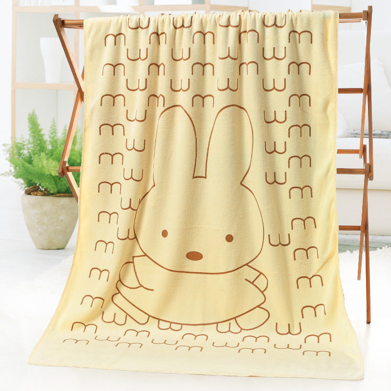 Bath towel beach towel cartoon print - info-7699