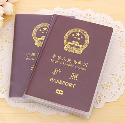 Pvc passport cover transparent passport cover - info-7699