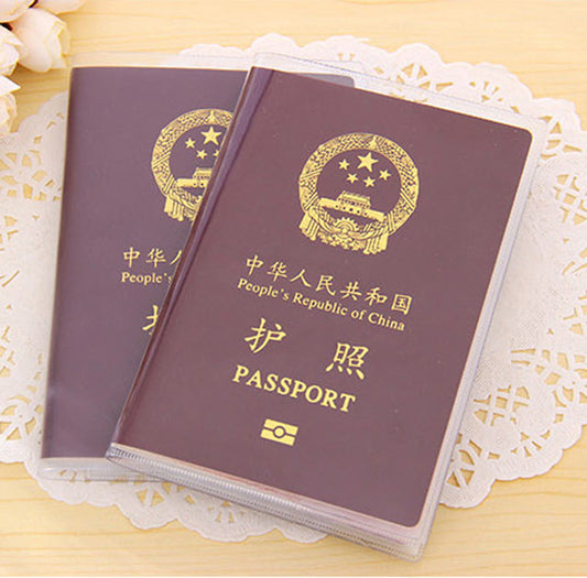 Pvc passport cover transparent passport cover - info-7699