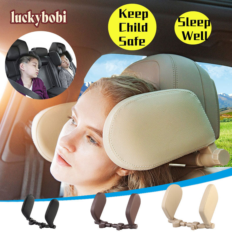 Car Seat Headrest Pillow Travel Rest Neck Pillow Support Solution For Kids Pillow And Adults Auto Seat Head Cushion Car Pillow - info-7699