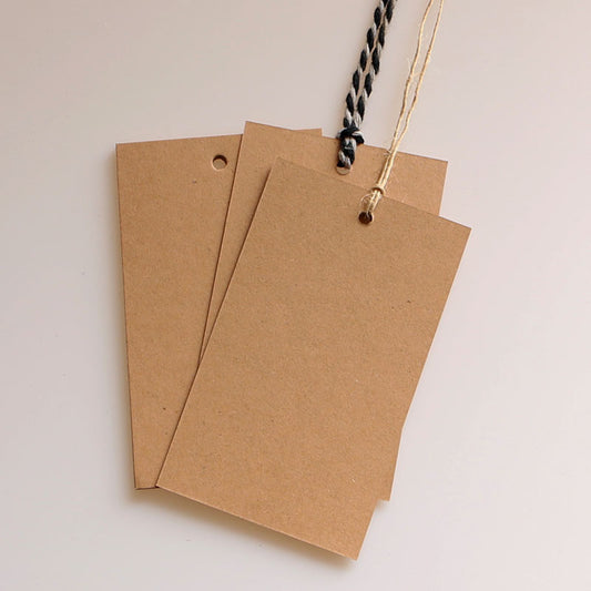 Blank Kraft Gift Tags Cardboard Pricing Tags - info-7699