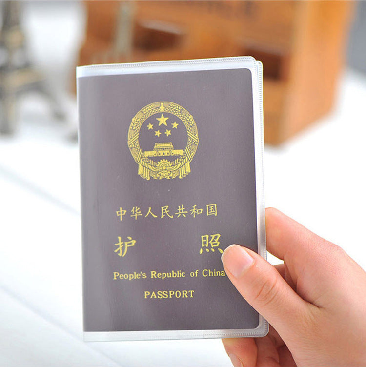 Pvc passport cover transparent passport cover - info-7699