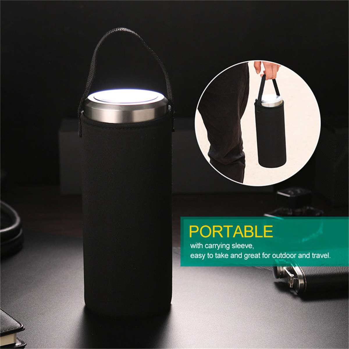 Waterproof portable travel mug - info-7699