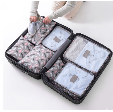 Durable Waterproof Nylon Packing Cube Travel Organizer Bag - info-7699