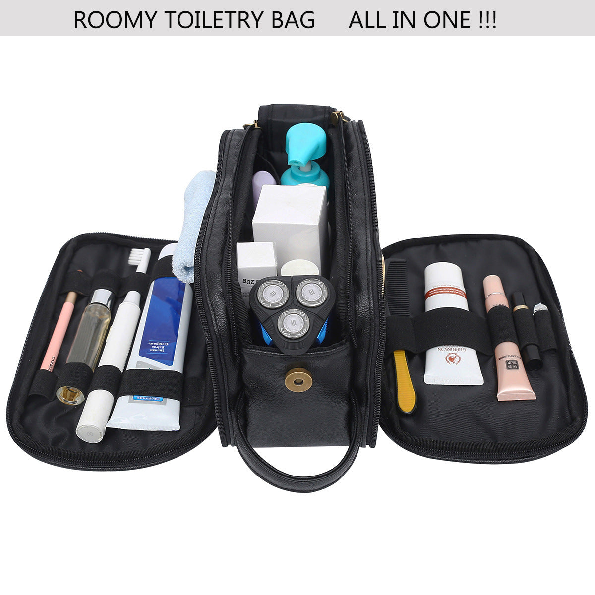 Men's Wash And Travel Storage Cosmetic Bag - info-7699