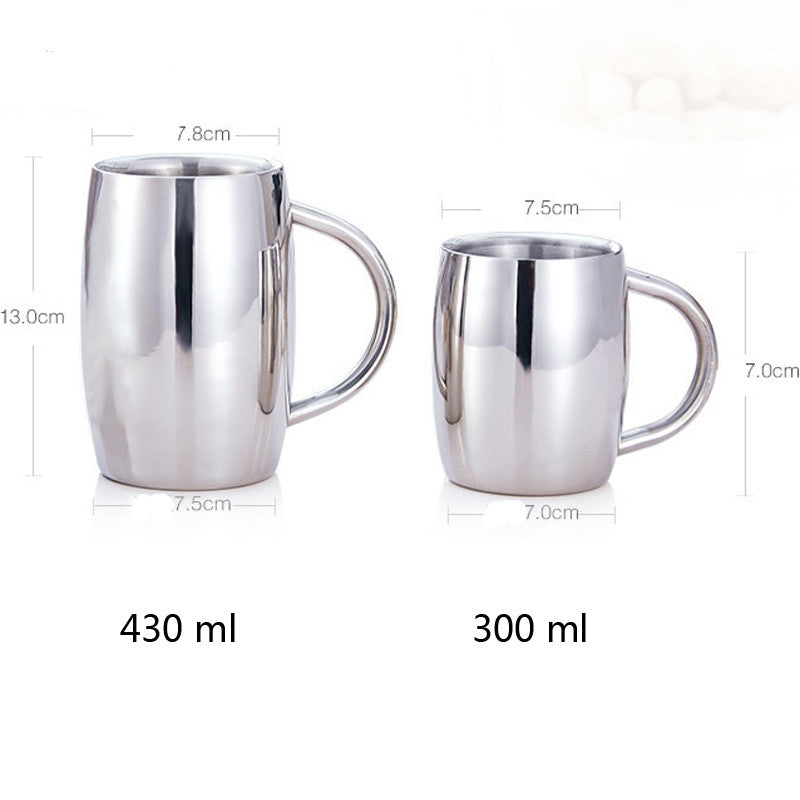 Double Wall Stainless Steel Tumbler Mug Insulated Coffee Mug - info-7699